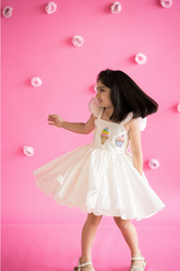 Candy taffeta dress